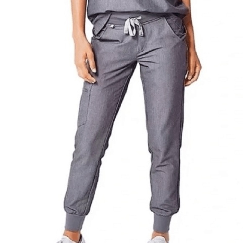 Figs Zamora Joggers Graphite Womens Small Petite